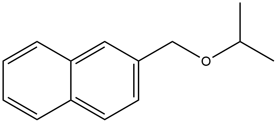 2-[(1-Methylethoxy)methyl]naphthalene Structure