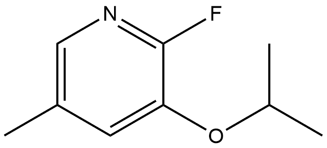 2-Fluoro-5-methyl-3-(1-methylethoxy)pyridine Structure