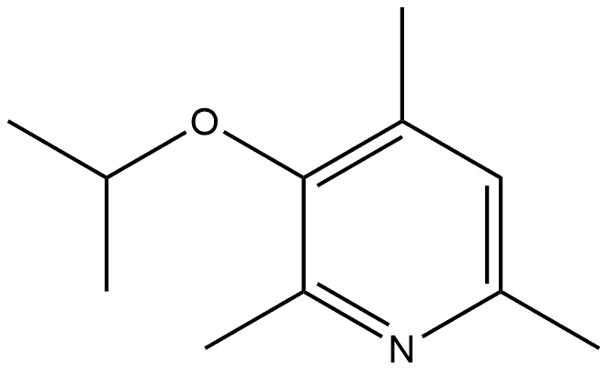 3-isopropoxy-2,4,6-trimethylpyridine Structure