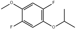 1,4-Difluoro-2-isopropoxy-5-methoxybenzene Structure