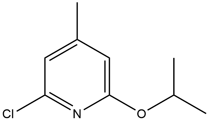 2-Chloro-4-methyl-6-(1-methylethoxy)pyridine Structure