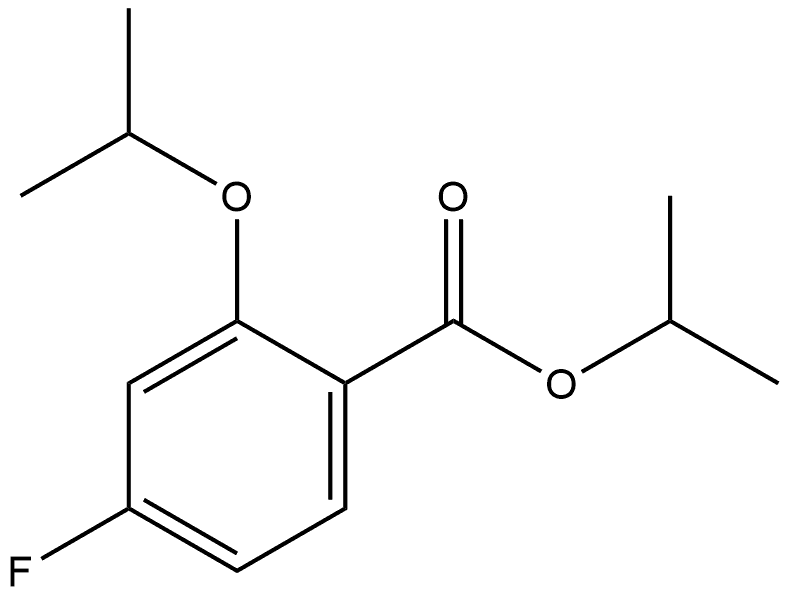 1-Methylethyl 4-fluoro-2-(1-methylethoxy)benzoate Structure