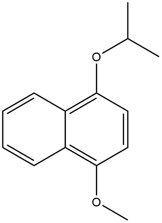 1-Methoxy-4-(1-methylethoxy)naphthalene Structure