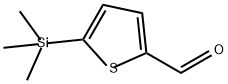 5-(trimethylsilyl)thiophene-2-carbaldehyde 구조식 이미지