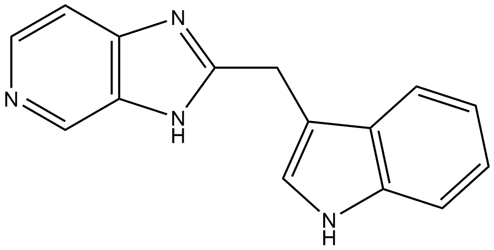 2-(1H-Indol-3-ylmethyl)-3H-imidazo[4,5-c]pyridine Structure