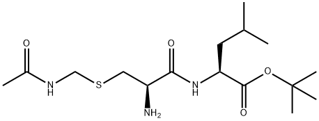 L-Leucine, S-[(acetylamino)methyl]-L-cysteinyl-, 1,1-dimethylethyl ester Structure