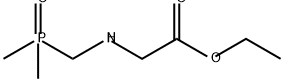 Glycine, N-[(dimethylphosphinyl)methyl]-, ethyl ester Structure