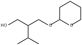 1-Butanol, 3-methyl-2-[[(tetrahydro-2H-pyran-2-yl)oxy]methyl]- 구조식 이미지