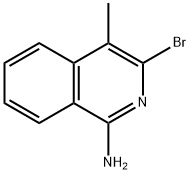 3-Bromo-4-methylisoquinolin-1-amine Structure