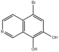 5-Bromoisoquinoline-7,8-diol Structure