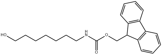 7-[(9-Fluorenylmethoxycarbonyl)amino]-1-heptanol Structure