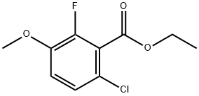 thyl 6-chloro-2-fluoro-3-mthoxybnzoat Structure