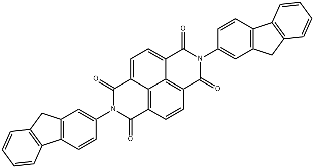 Benzo[lmn][3,8]phenanthroline-1,3,6,8(2H,7H)-tetrone, 2,7-di-9H-fluoren-2-yl- Structure