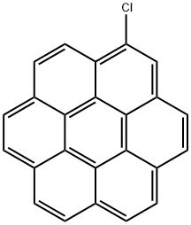 Coronene, 1-chloro- Structure