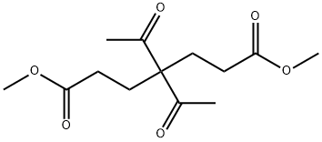 Heptanedioic acid, 4,4-diacetyl-, 1,7-dimethyl ester 구조식 이미지