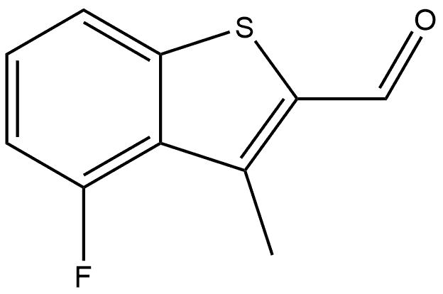 4-fluoro-3-methylbenzo[b]thiophene-2-carbaldehyde Structure