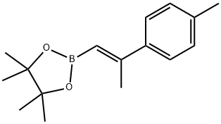 4，4，5，5-tetramethyl-2-(2-(p-tolyl)prop-1-en-1-yl)-1，3，2-dioxaborolane Structure