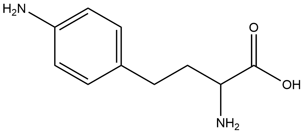 Benzenebutanoic acid, α,4-diamino- Structure