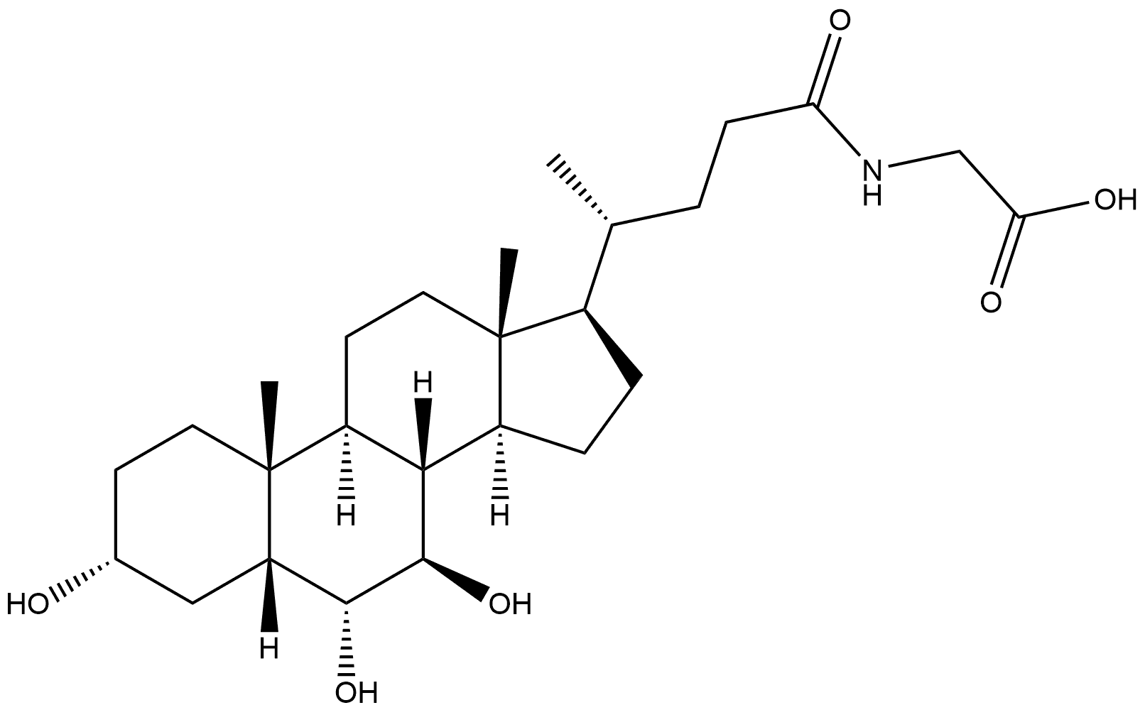 Glyco-w-Muricholic Acid Structure