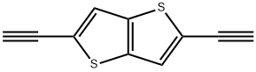 Thieno[3,2-b]thiophene, 2,5-diethynyl- Structure