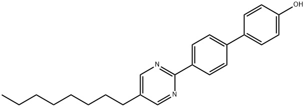 [1,1'-Biphenyl]-4-ol, 4'-(5-octyl-2-pyrimidinyl)- 구조식 이미지