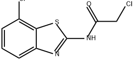 Acetamide, 2-chloro-N-(7-chloro-2-benzothiazolyl)- Structure