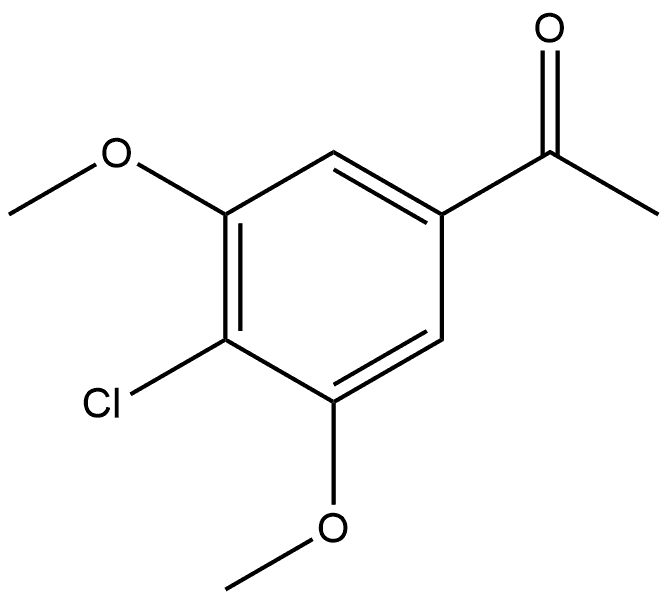 1-(4-Chloro-3,5-dimethoxyphenyl)ethanone Structure