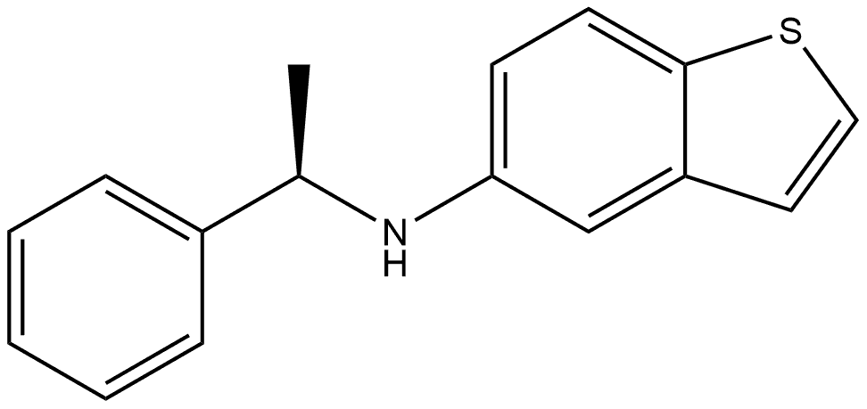 N-[(1R)-1-Phenylethyl]benzo[b]thiophen-5-amine Structure