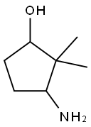 3-amino-2,2-dimethylcyclopentan-1-ol Structure
