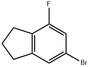 1H-Indene, 6-bromo-4-fluoro-2,3-dihydro- Structure