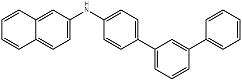 2-Naphthalenamine, N-[1,1':3',1''-terphenyl]-4-yl- Structure