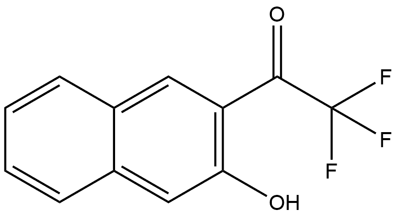 2,2,2-Trifluoro-1-(3-hydroxynaphthalen-2-yl)ethanone Structure