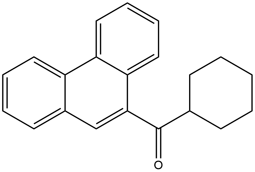 Cyclohexyl-9-phenanthrenylmethanone Structure