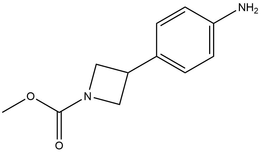 Methyl 3-(4-(dimethylamino)phenyl)azetidine-1-carboxylate Structure