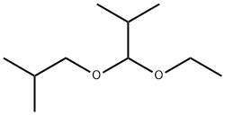 isobutyraldehyde ethyl isobutyl acetal Structure