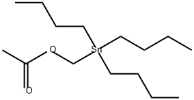 Methanol, 1-(tributylstannyl)-, 1-acetate Structure