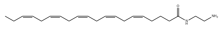 5,8,11,14,17-Eicosapentaenamide, N-(2-aminoethyl)-, (5Z,8Z,11Z,14Z,17Z)- Structure