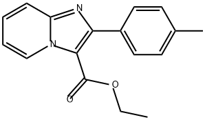 Imidazo[1,2-a]pyridine-3-carboxylic acid, 2-(4-methylphenyl)-, ethyl ester Structure