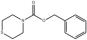 4-Thiomorpholinecarboxylic acid, phenylmethyl ester Structure