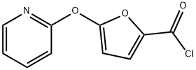 5-(Pyridin-2-yloxy)-2-furoyl chloride Structure