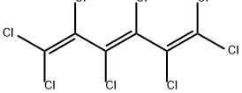 1,3,5-Hexatriene, 1,1,2,3,4,5,6,6-octachloro-, (3E)- Structure