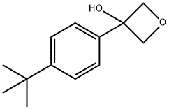 3-Oxetanol, 3-[4-(1,1-dimethylethyl)phenyl]- Structure