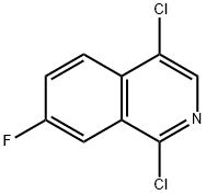 1,4-dichloro-7-fluoroisoquinoline Structure