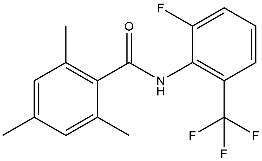 N-[2-Fluoro-6-(trifluoromethyl)phenyl]-2,4,6-trimethylbenzamide Structure