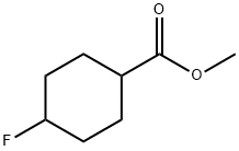 Cyclohexanecarboxylic acid, 4-fluoro-, methyl ester Structure