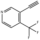 3-ethynyl-4-(trifluoromethyl)pyridine Structure