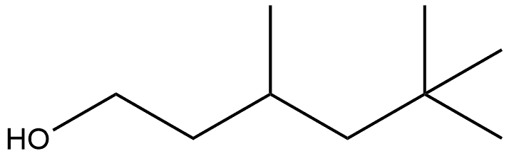 1-Hexanol, 3,5,5-trimethyl-, (-)- Structure