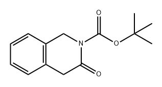 2(1H)-Isoquinolinecarboxylic acid, 3,4-dihydro-3-oxo-, 1,1-dimethylethyl ester Structure