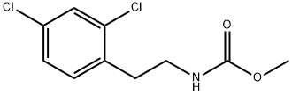 Carbamic acid, N-[2-(2,4-dichlorophenyl)ethyl]-, methyl ester 구조식 이미지