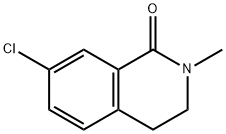 1(2H)-Isoquinolinone, 7-chloro-3,4-dihydro-2-methyl- Structure